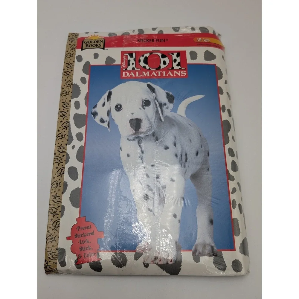 Golden Books 101 Dalmatians coloring activity Marker Sticker Set Sealed New